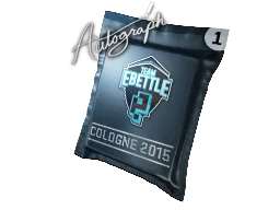 Autogrammkapsel | Team eBettle | Köln 2015