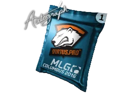 Autogrammkapsel | Virtus.pro | MLG Columbus 2016