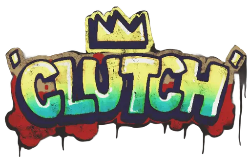 Versiegeltes Graffito | Clutch King