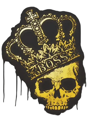 Versiegeltes Graffito | Crown