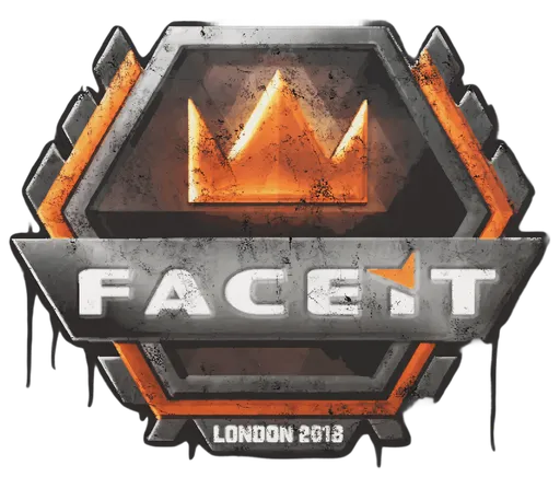 Versiegeltes Graffito | FACEIT | London 2018