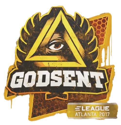 Versiegeltes Graffito | GODSENT | Atlanta 2017