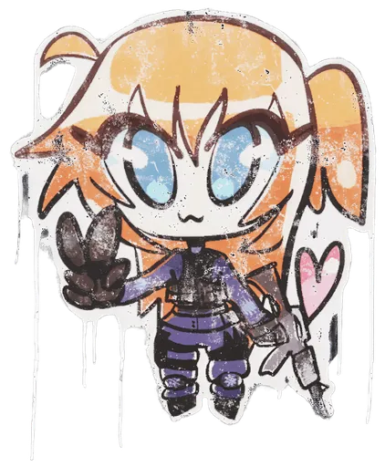 Versiegeltes Graffito | Kawaii Killer CT