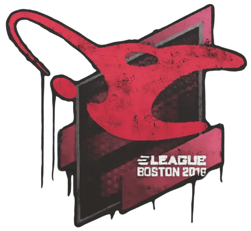 Versiegeltes Graffito | mousesports | Boston 2018