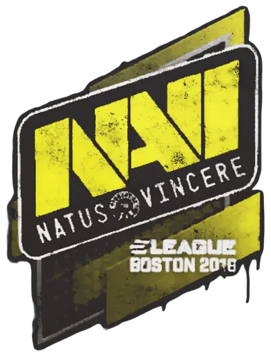 Versiegeltes Graffito | Natus Vincere | Boston 2018