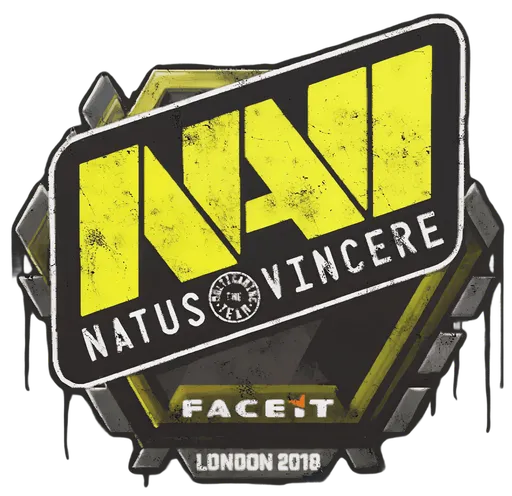 Versiegeltes Graffito | Natus Vincere | London 2018