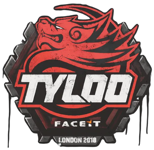 Versiegeltes Graffito | Tyloo | London 2018