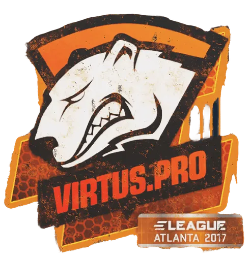 Versiegeltes Graffito | Virtus.pro | Atlanta 2017