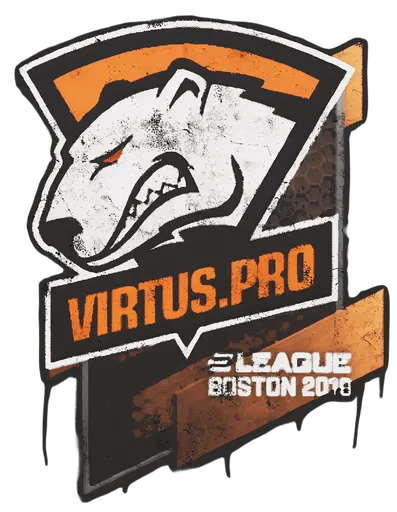 Versiegeltes Graffito | Virtus.pro | Boston 2018