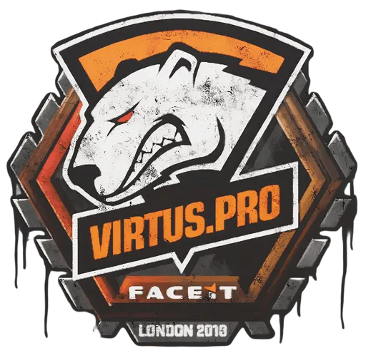 Versiegeltes Graffito | Virtus.pro | London 2018