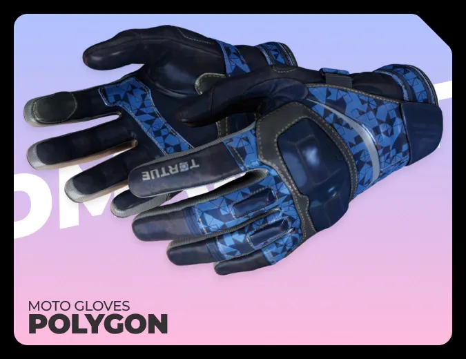 Moto Gloves Polygon