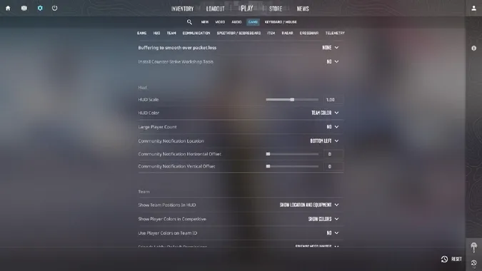 The best settings for Counter-Strike 2: HUD elements
