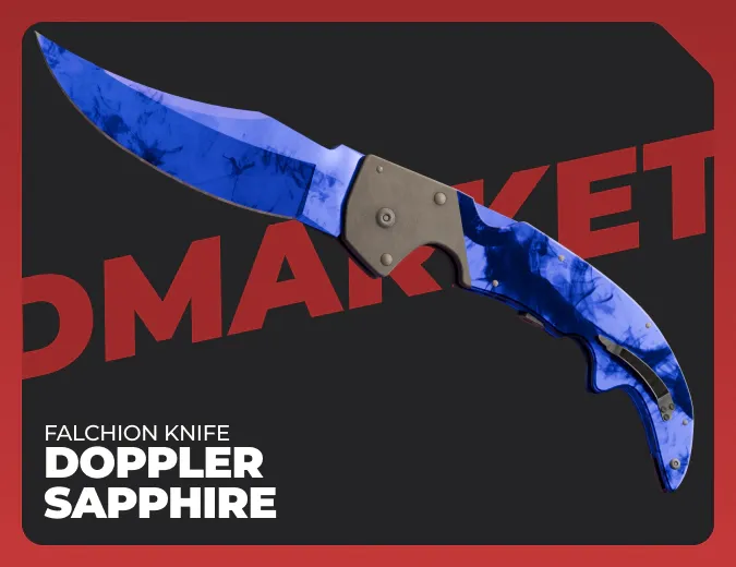 Falchion Knife Doppler (Sapphire)
