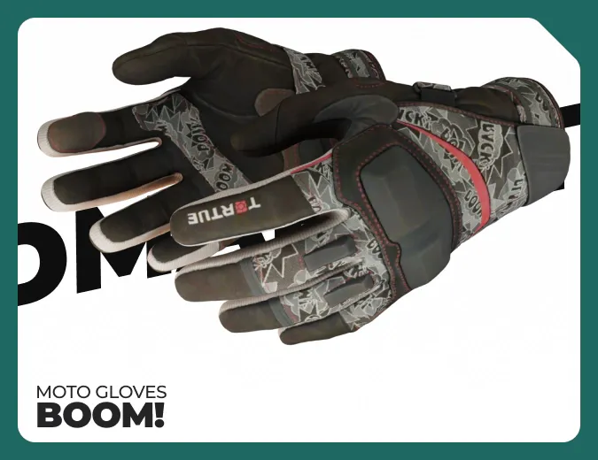 Moto Gloves Boom!