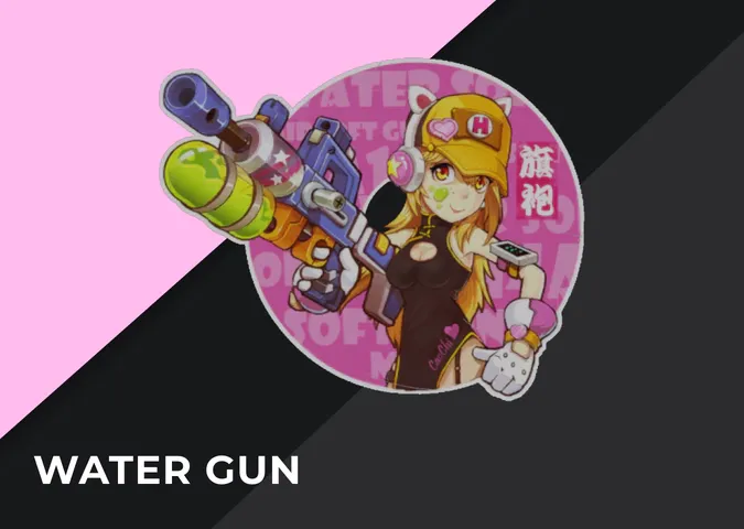 CS2 Sticker Water Gun