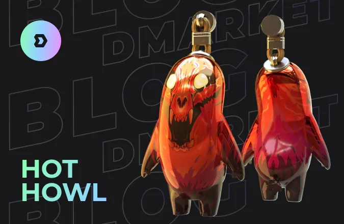 cs2 charm Hot Howl