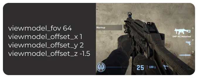 NiKo cs2 viewmodel settings