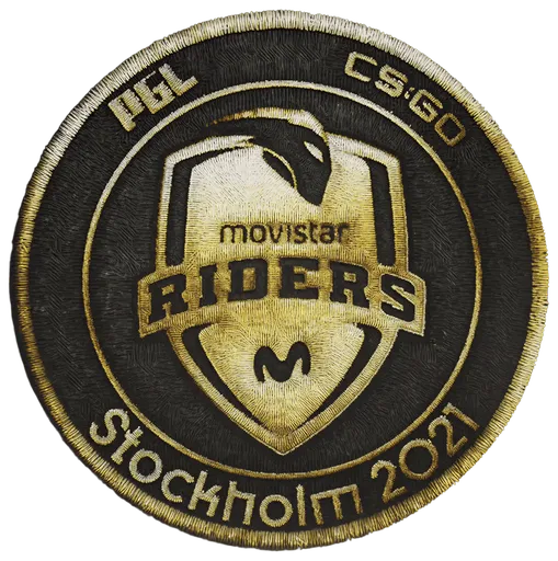 Patch | Movistar Riders (Gold) | Stockholm 2021