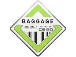 Anstecknadel: Baggage