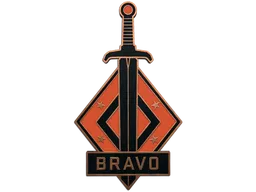 Anstecknadel: Bravo