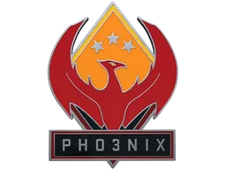 Anstecknadel: Phoenix
