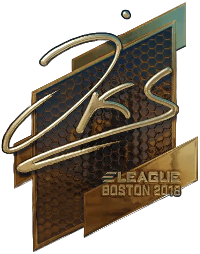 Aufkleber | jks (Gold) | Boston 2018