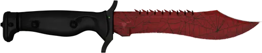 Bowie Knife Crimson Web CS2 skin
