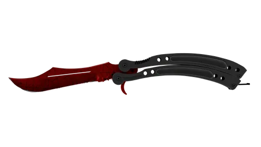 Butterfly Knife Crimson Web CS2 skin
