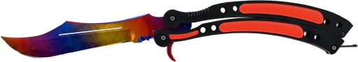 butterfly knife marble fade skin