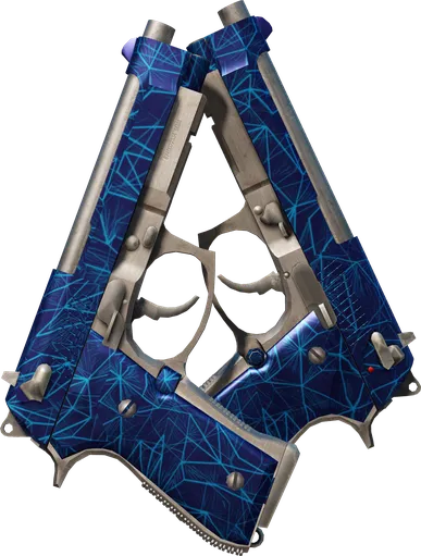 Dual Berettas Cobalt Quartz Skin
