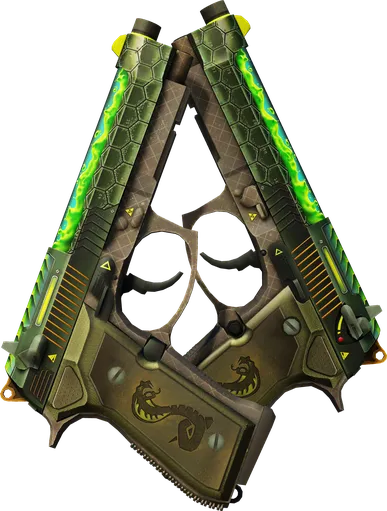 Dual Berettas Cobra Strike Skin