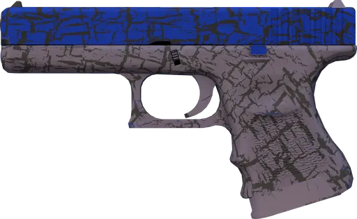 Glock-18 Blue Fissure