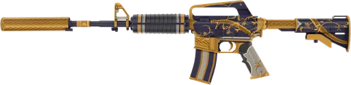 M4A1-S Golden Coil CS2 skin