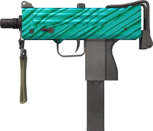 MAC-10 Malachite CS2 skin