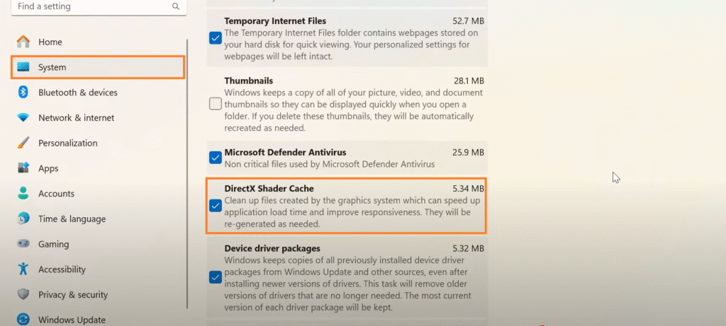 Clear the DirectX Shader Cache