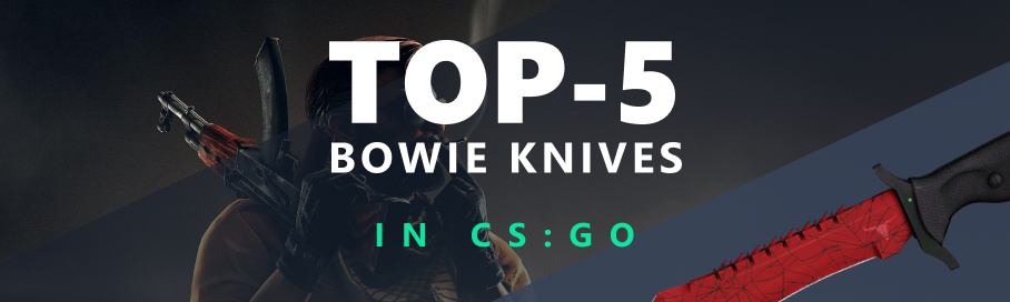 Top-5 Bowie Knives in CS: GO