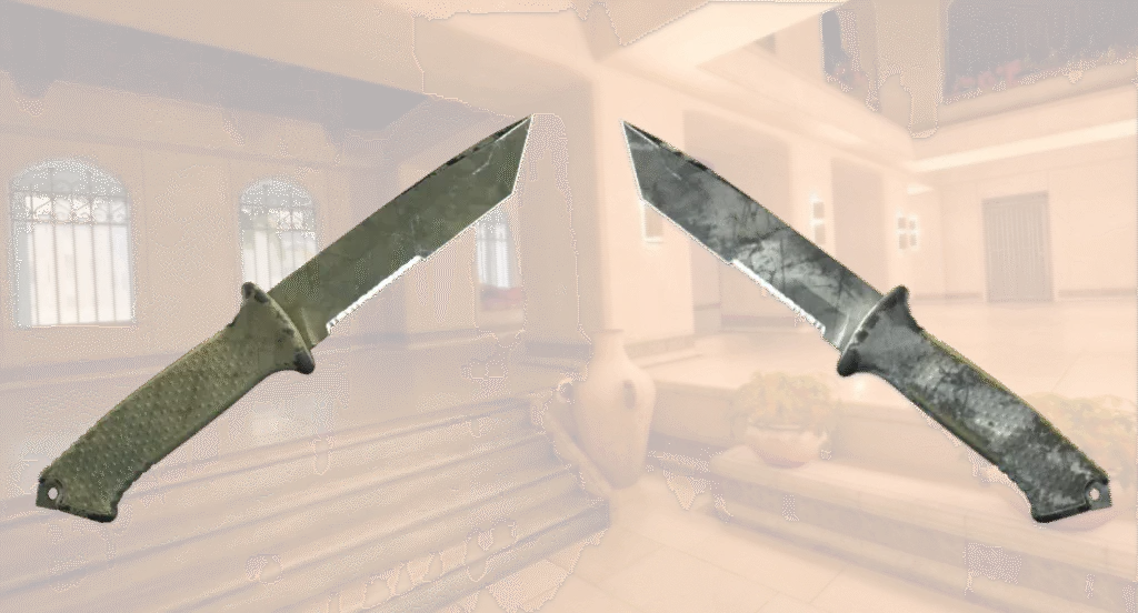 ursus knife Night Stripe and Urban Masked battle scarred