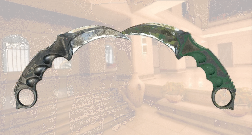 Karambit Scorched and Boreal Forest battle scarred