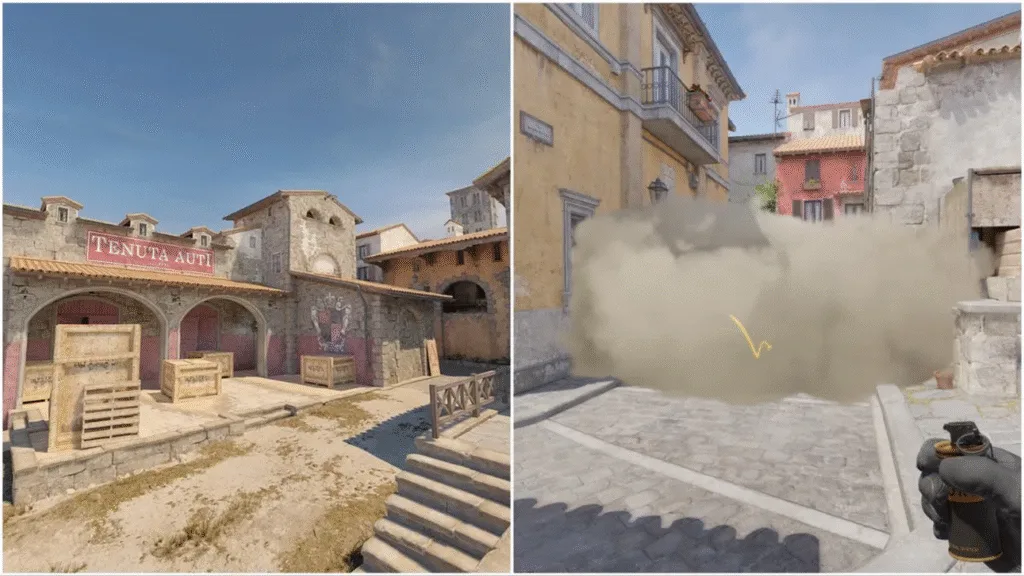 Inferno Bomb Site A Smoke