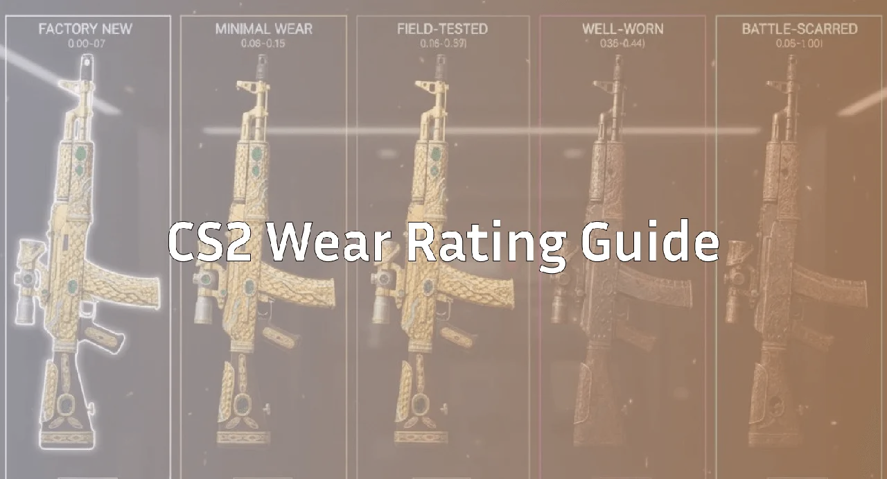 CS2 Wear Rating Guide: Float & Skin Value Explained